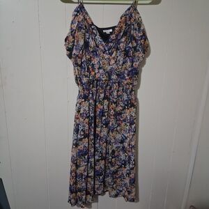 Spense Vibrant Floral Midi Dress